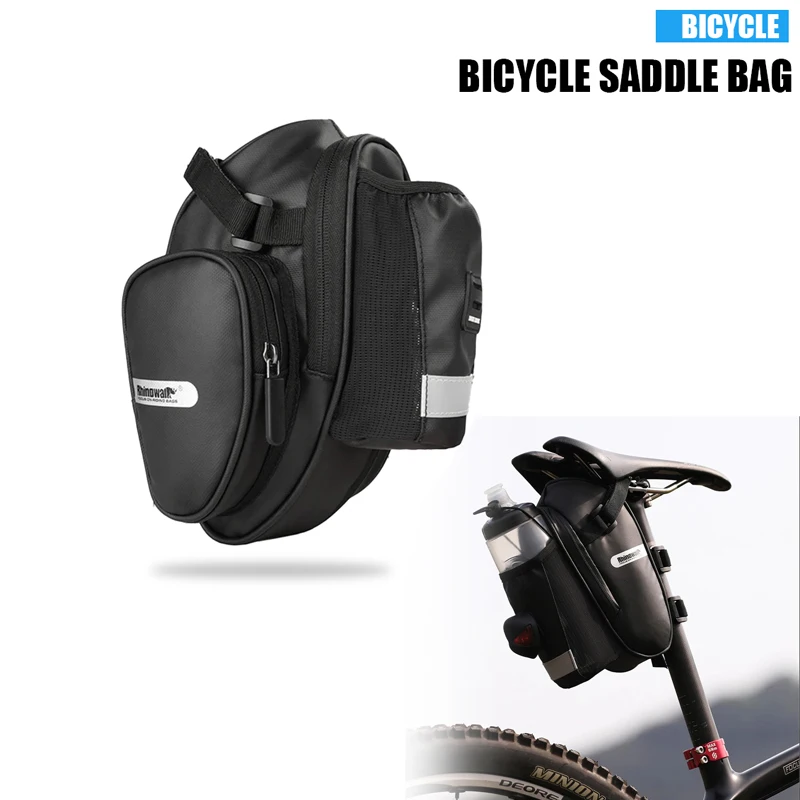 

Waterproof Cycling Tail Bag Reflective Bicycle Saddle Bag Bicycle backseat tool bag, water bottle bag Bike Seat Bag Accessories