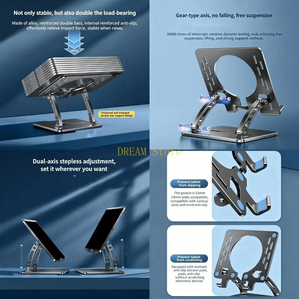 Heavy Duty Aluminum Computer Stand For Stable Gaming And Drawing Experience Best Sale
