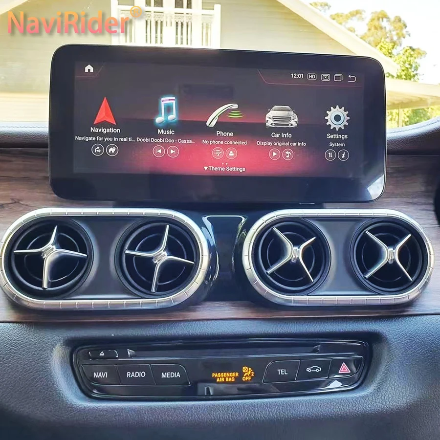 12.8inch Car Radio For Benz X-Class X250 X350d X220d 2016-2020 GPS Android 15 Car Multimedia Player CarPlay HU WIFI