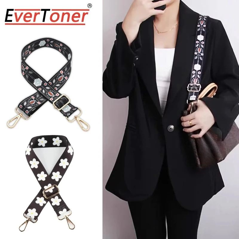 EverToner Ladies Messenger Bag Shoulder Strap canvas material One Shoulder Adjustable 3.8cm Wide Shoulder Strap Bag Accessories