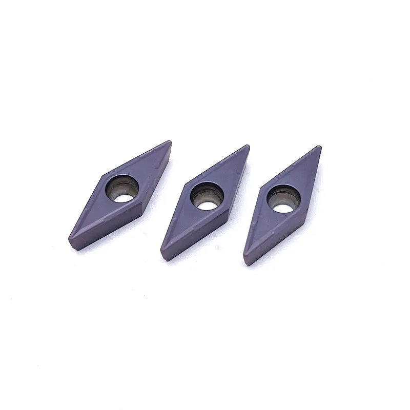 Chất Lượng Cao VCMT110304 LY6020 LY735 LY15TF Bên Trong Dụng Cụ Xoay Carbide Dạng VCMT 110304 Kim Loại Dụng Cụ Mài Dao