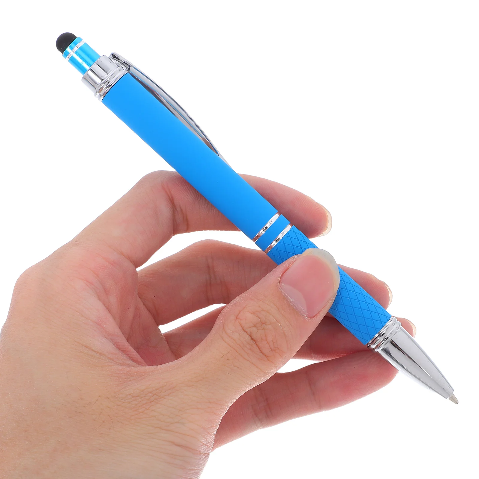 

12 Pcs Metal Ballpoint Pen with Stylus Tip Detectable Pens Ink Left Handed Banner