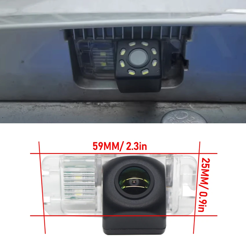 

Камера заднего вида CCD HD Fisheye для Ford Mondeo MK4 MK5 2007-2017 с монитором