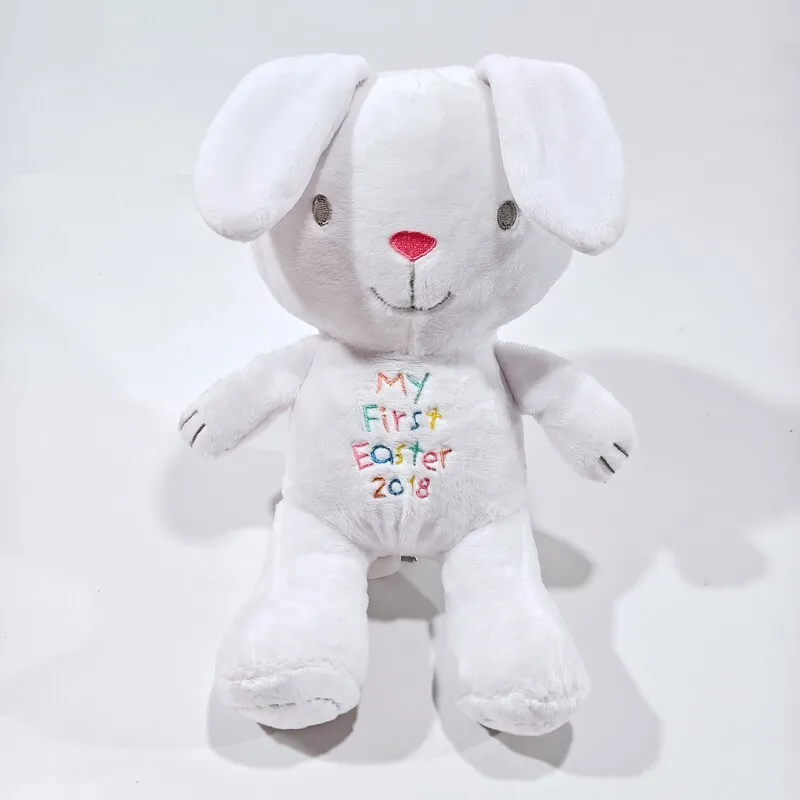 My First Easter 2018 Bunny Plush Toy Soft Cuddly White Rabbit Stuffed Doll Infant Baby Soothing Gift