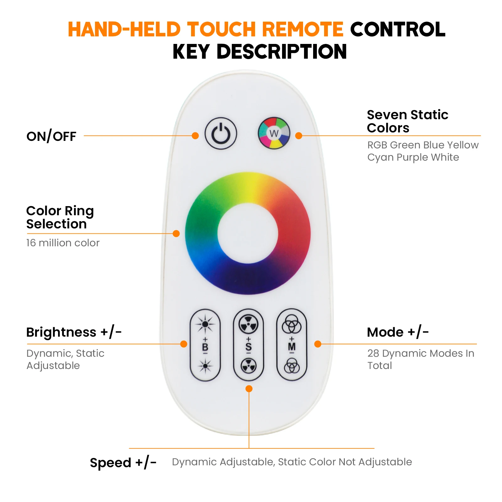 Tira de luces LED de neón RGB con Control remoto táctil y Control de Panel táctil AC 110V 220V 5050 SMD cinta de letrero de neón decoración al aire