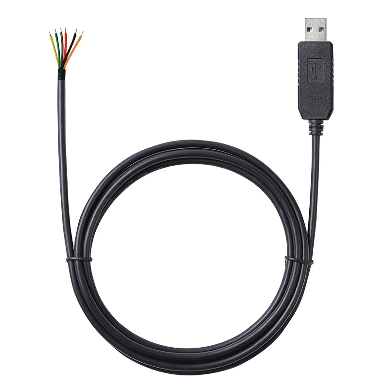 NEW FTDI FT232RL USB to Uart TTL 3.3V 5V  Level Converter Adapter Wire End Open Cable Compatible TTL-232R-3V3-WE TTL-232R-5V-WE