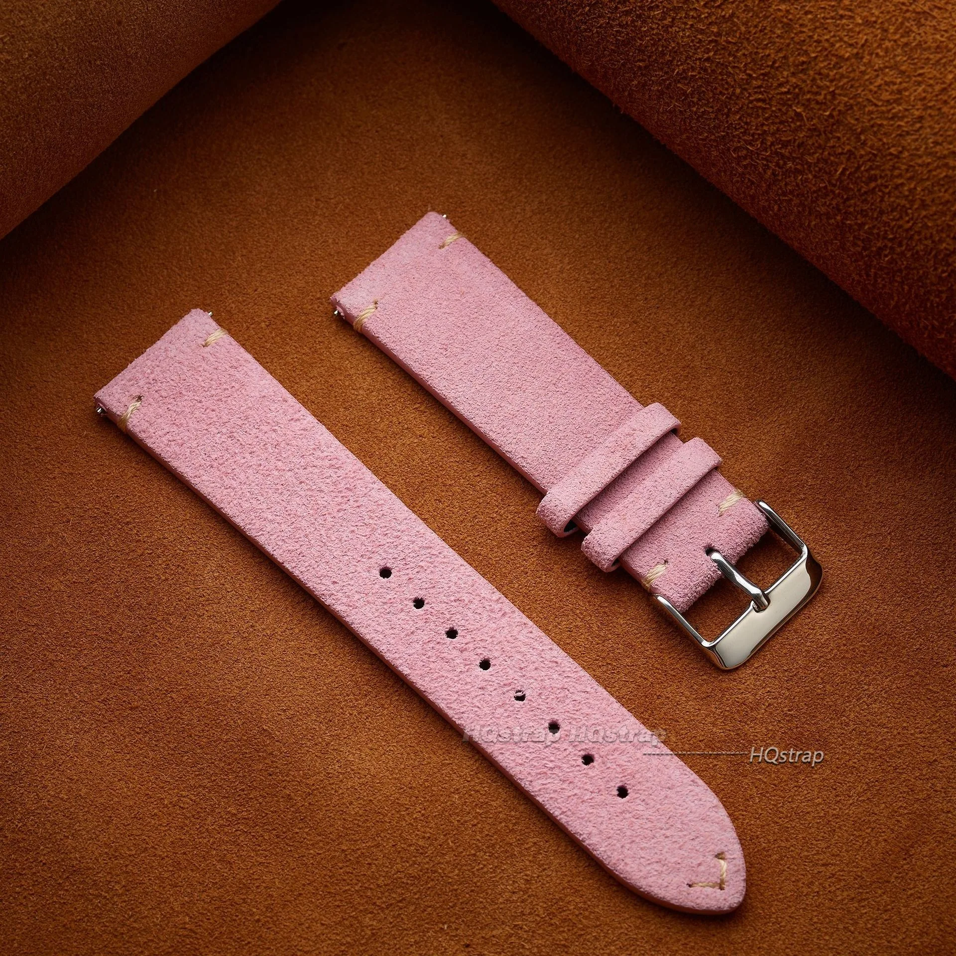 Wildleder Echtleder Uhrenarmband 16mm 18mm 20mm 22mm für Seiko Quick Release Vintage Handgemachtes Band Hochwertiges Armband