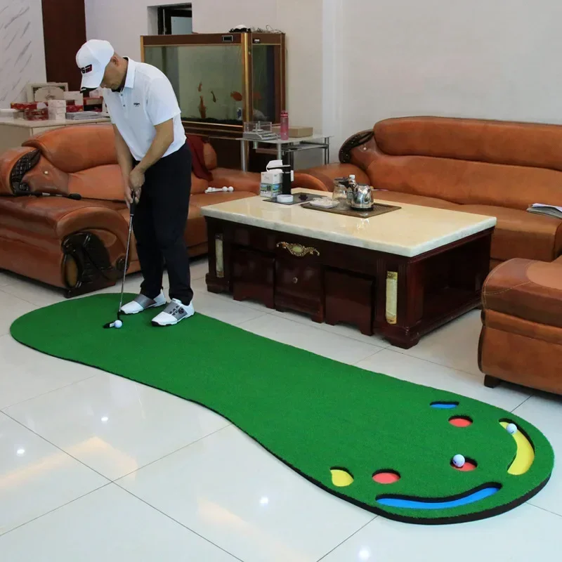 PGM karpet putt Golf hijau, tikar putt Golf Rumah [2 jenis]-latihan putt dalam ruangan profesional GL002