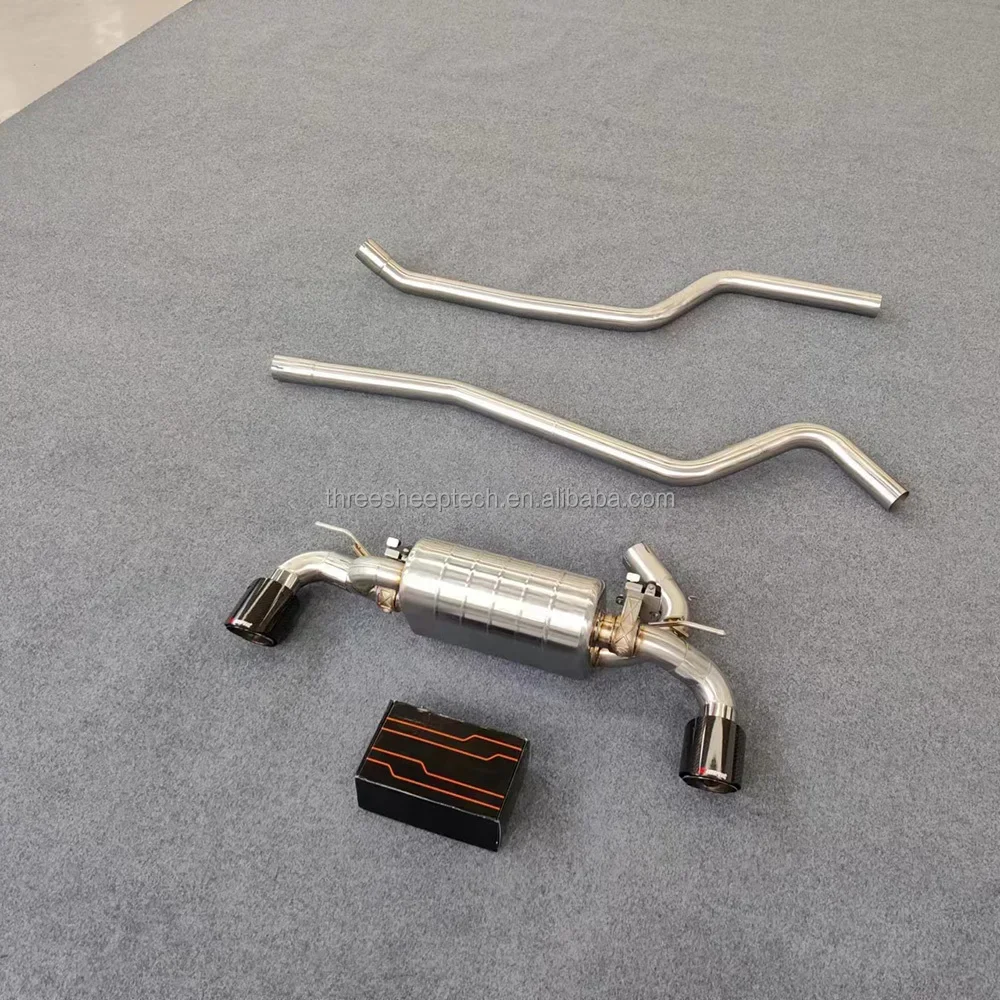 Upgrade Custom Exhaust for 1 Series E87 F20 F21 116i 118i 120i 125i Quality Ss304 Muffler Valved Catback Exhaust With Tips