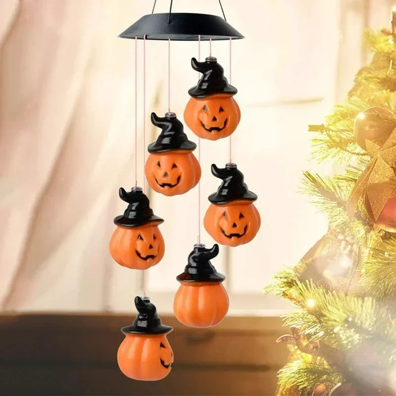 

Halloween Pumpkin Lantern String Terrifying Skeleton Decorative Pendant Light Scene Layout Dressing SuppliesAtmosphere Light