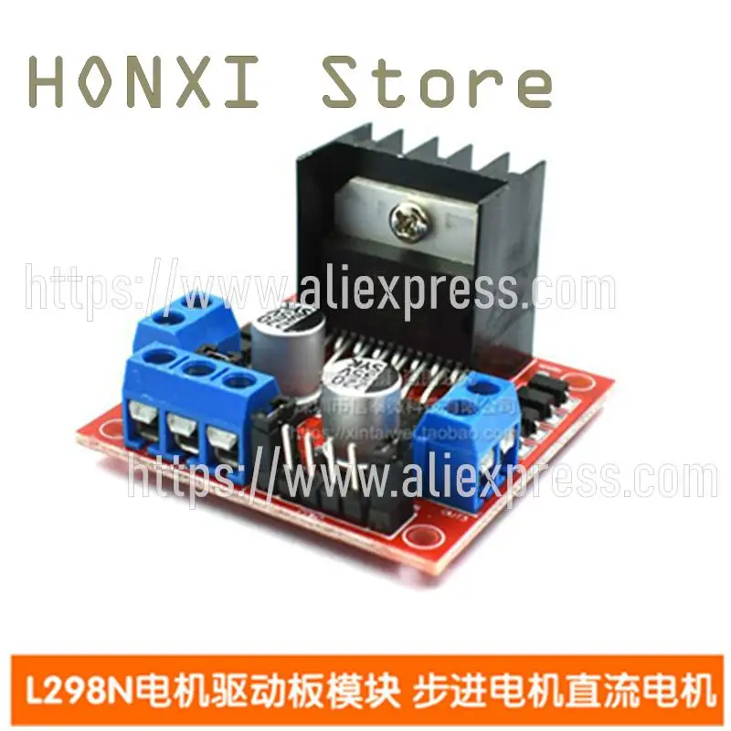 

1PCS Dc stepper motor L298N motor driver board module intelligent robot car accessories