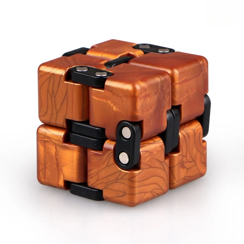 Cubo infinito edc antiestresse alívio reduzindo brinquedo aliviar ansiedade sensorial mesa de escritório brinquedo antiestresse coisas descompressão