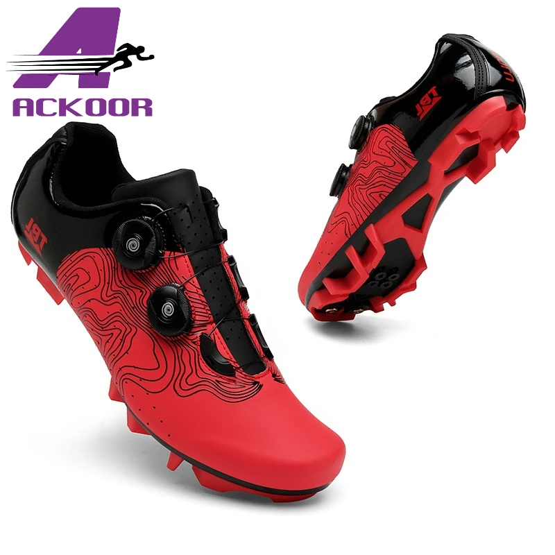 

Men MTB Self-Locking Speed Bicycle Sneakers Spd Cycling Shoes Racing Bike Shoes Cleats Women Mountain Road Cycling Footwear