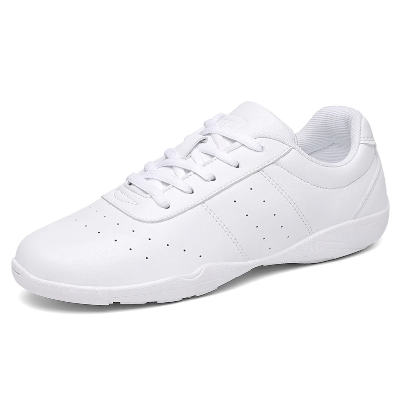 Marwoo cheerleading shoes Children's dance shoes Competitive aerobics shoes Fitness shoes Women's white jazz sports shoes 9233