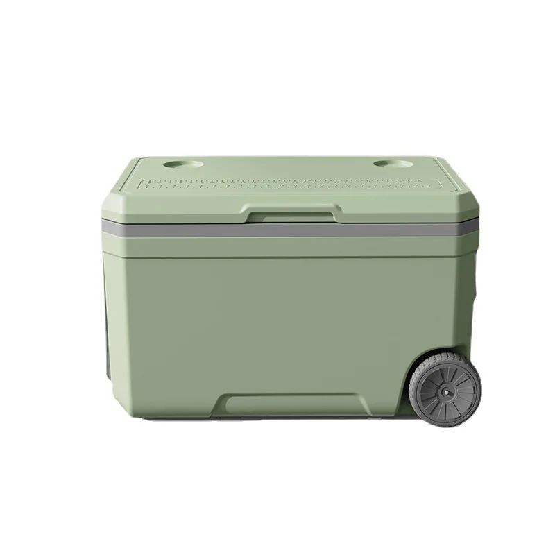 

70 liters food grade incubator PU with tie rod pulley outdoor fishing picnic camping ice cubes refrigerated cold box