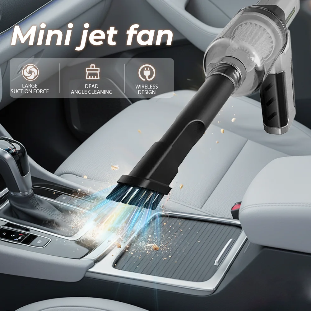 توربو منفاخ نفاث 300000 دورة في الدقيقة منفاخ هواء قوي فرش السيارات مروحة تربو سرعة الرياح 58 متر/الثانية 6000 مللي أمبير أدوات Souffleur الهواء Puissant