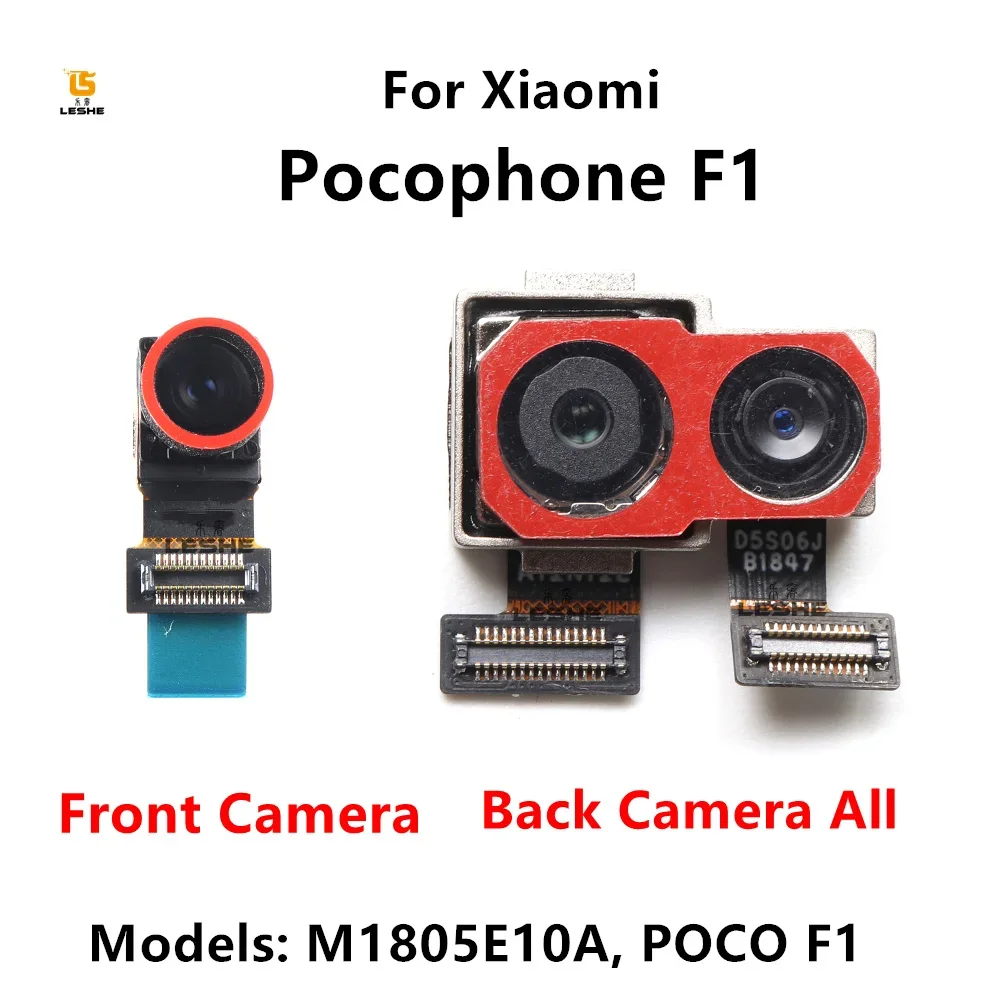 

Front Rear Back Camera Main Facing Camera Module Flex Cable For Xiaomi Pocophone F1 Replacement Spare Parts M1805E10A