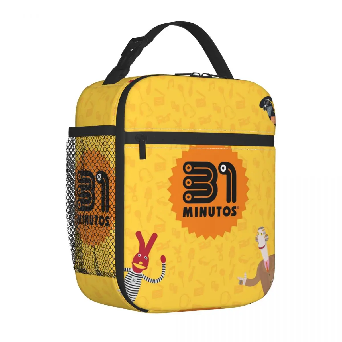 حقيبة غداء معزولة من كوميديا تشيلي 31 دقيقة حقيبة حرارية حاوية الوجبات، صندوق غداء كرتوني مانع للتسرب #2