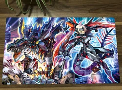 YuGiOh Dinomorphia Rexterm Dinomorphia Kentregina TCG CCG Playmat Trading Card Game Mat Table Desk Gaming Play Mat Mouse Pad