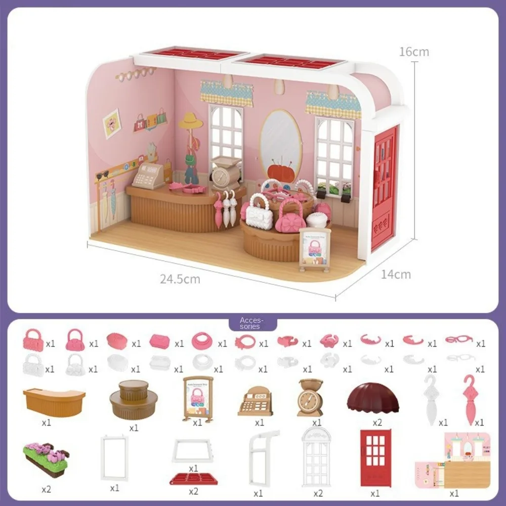 Cucina Mobili per case delle bambole Modello di scena giocattolo in miniatura Articoli in miniatura Accessori per case delle bambole Mobili in miniatura