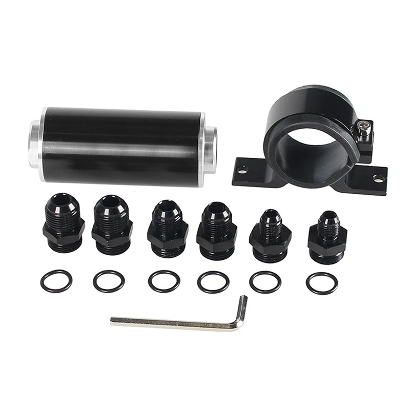 50MM Oil Pump Mounting Bracket Kit Universal Aluminum Fuel Filter Can Be Cleaned And Easy To Install Durable Easy Install