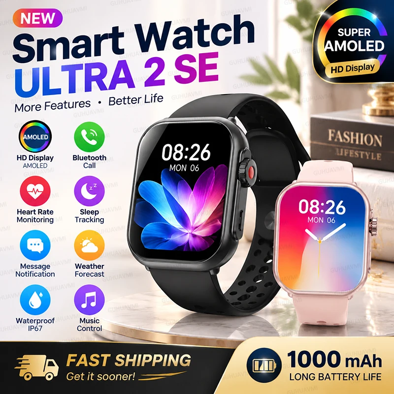 Smartwatch Watches Brands For Women - 2026Global Edition Watch Ultra 2 SE