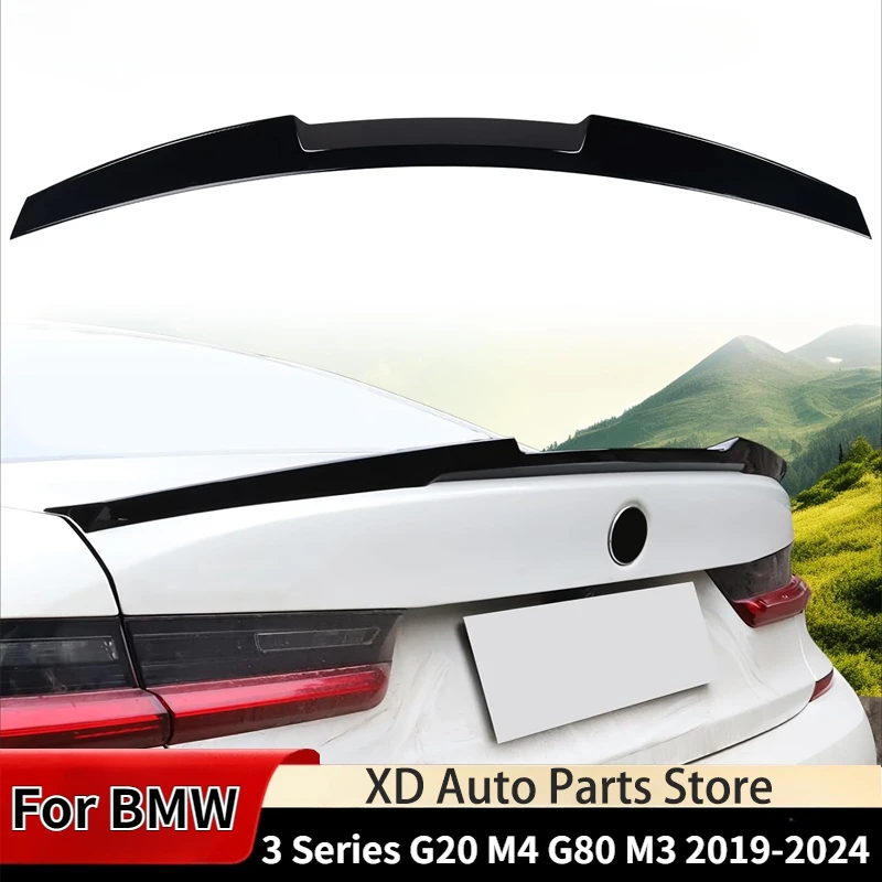 

Trunk Spoiler Wing For BMW 3 Series G20 330i M340i G80 M3 2019-2024 M4 Style Rear Spoiler Wing Trunk Lid Spoiler Body Kit Tuning