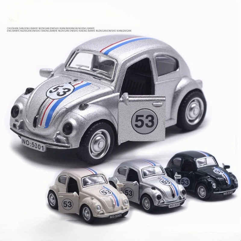 

Alloy Beetle Model Open Door Cross border Hot Selling Car Model Cake Decoration Hot Selling Children's Toy Gifts