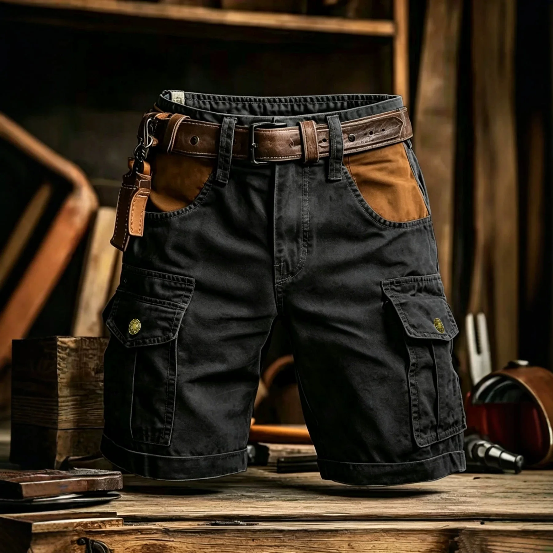 Men’s Cotton Cargo Shorts 5