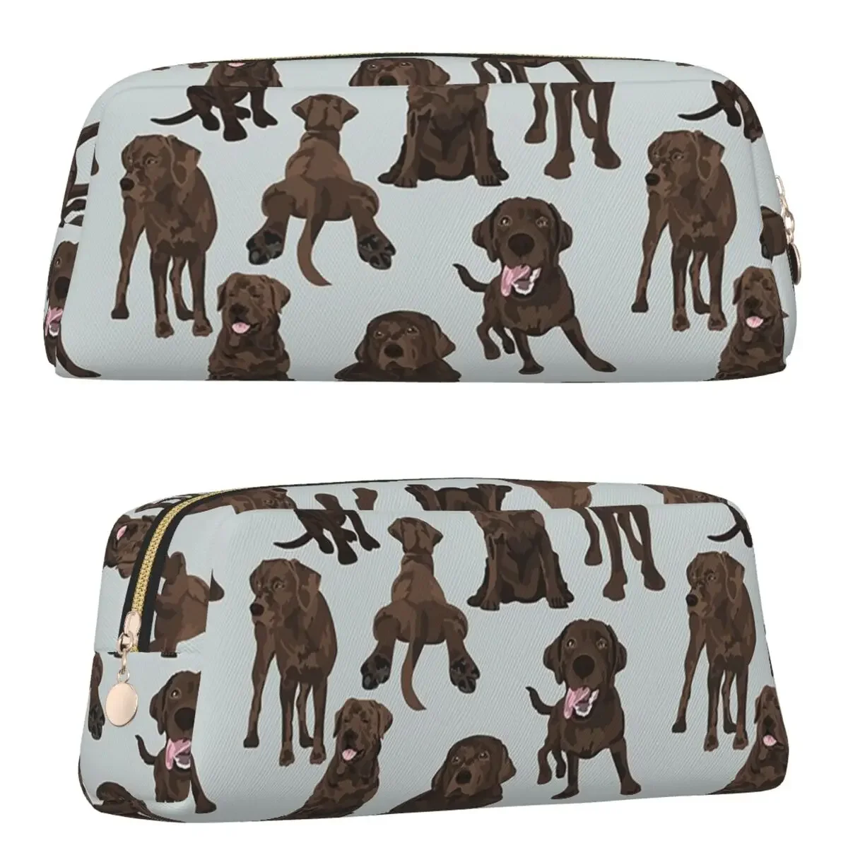 Chocolate Labrador Pencil Case for Boys Girls Gifts Pen Box Pencil Bag Pen Holder