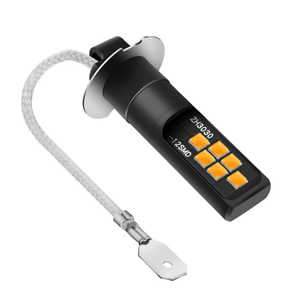 Teile & Zubehör LED Nebels chein werfer 000 Stunden 12 3030 Chips 2 Stück/2er Pack Bernstein h3> 50 für Auto hohe Qualität