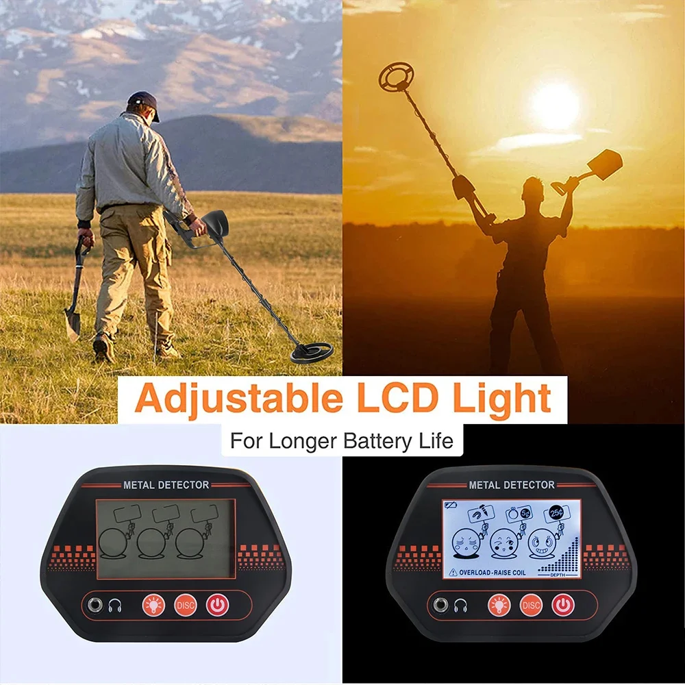 New MD4070 Treasure Hunter Detecting PinPointer Metal Detector Underground Depth Scanner High Precision Gold Detector Waterproof