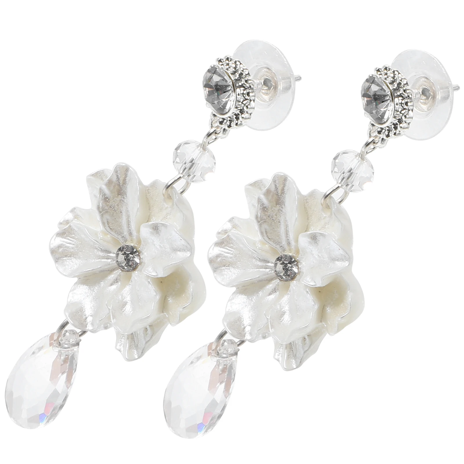 

Earrings Women Attractive Korean Flower Jewelry Gift Special Occasions Long Lasting Premium Material Birthday