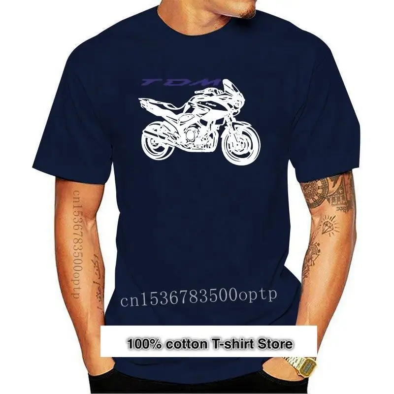 Camiseta de algodón para hombre, ropa de marca a la moda, ajustada, para Moto, Yama Tdm, verano, 900