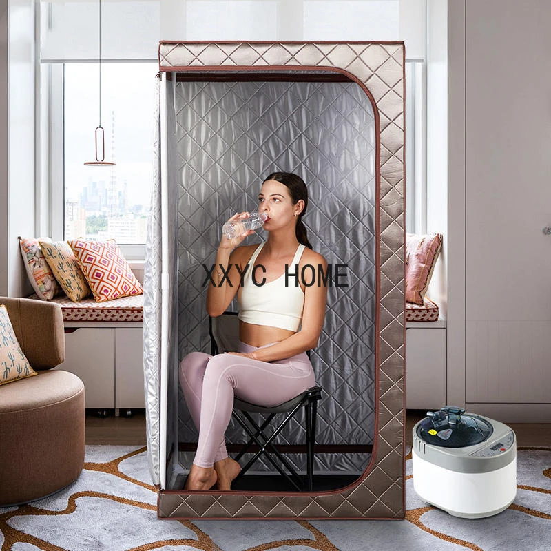 Imagem -05 - Conjunto de Sauna a Vapor Full Body Home Vapor Controlo Remoto Terapia Detox Temperatura Tempo Spa Pessoa 4l Novo