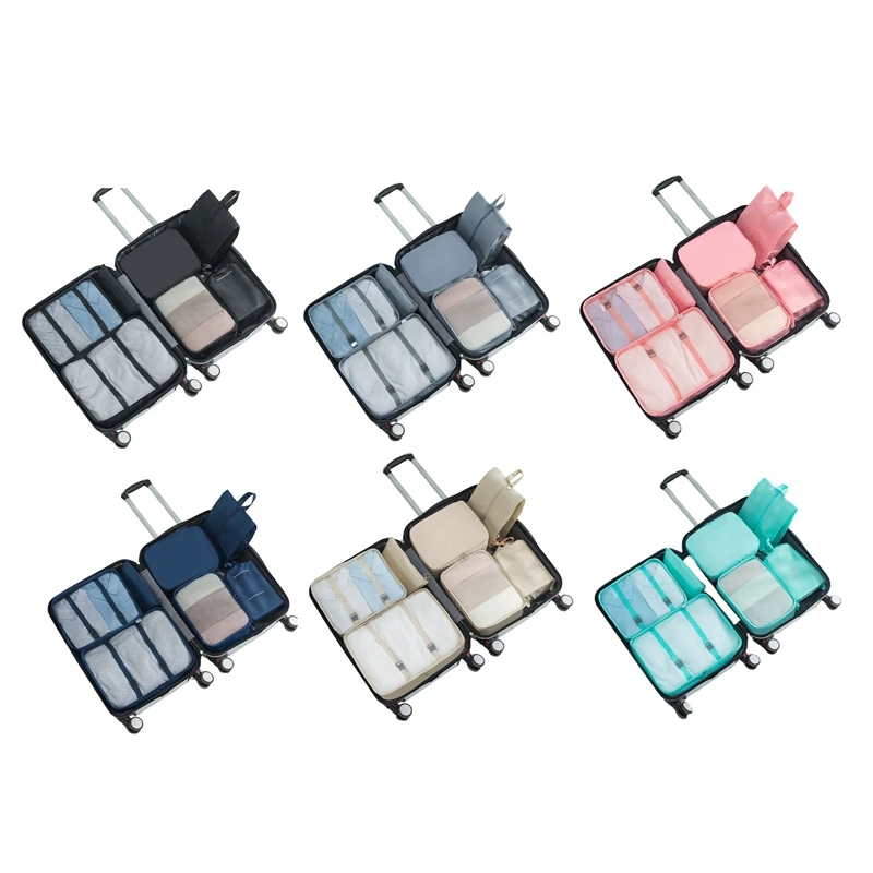 

Packing Bags For Travel, Luggage Organizer Bag For Travel Parts Essentials, Travel Cubes For Carry, Dark Gray
