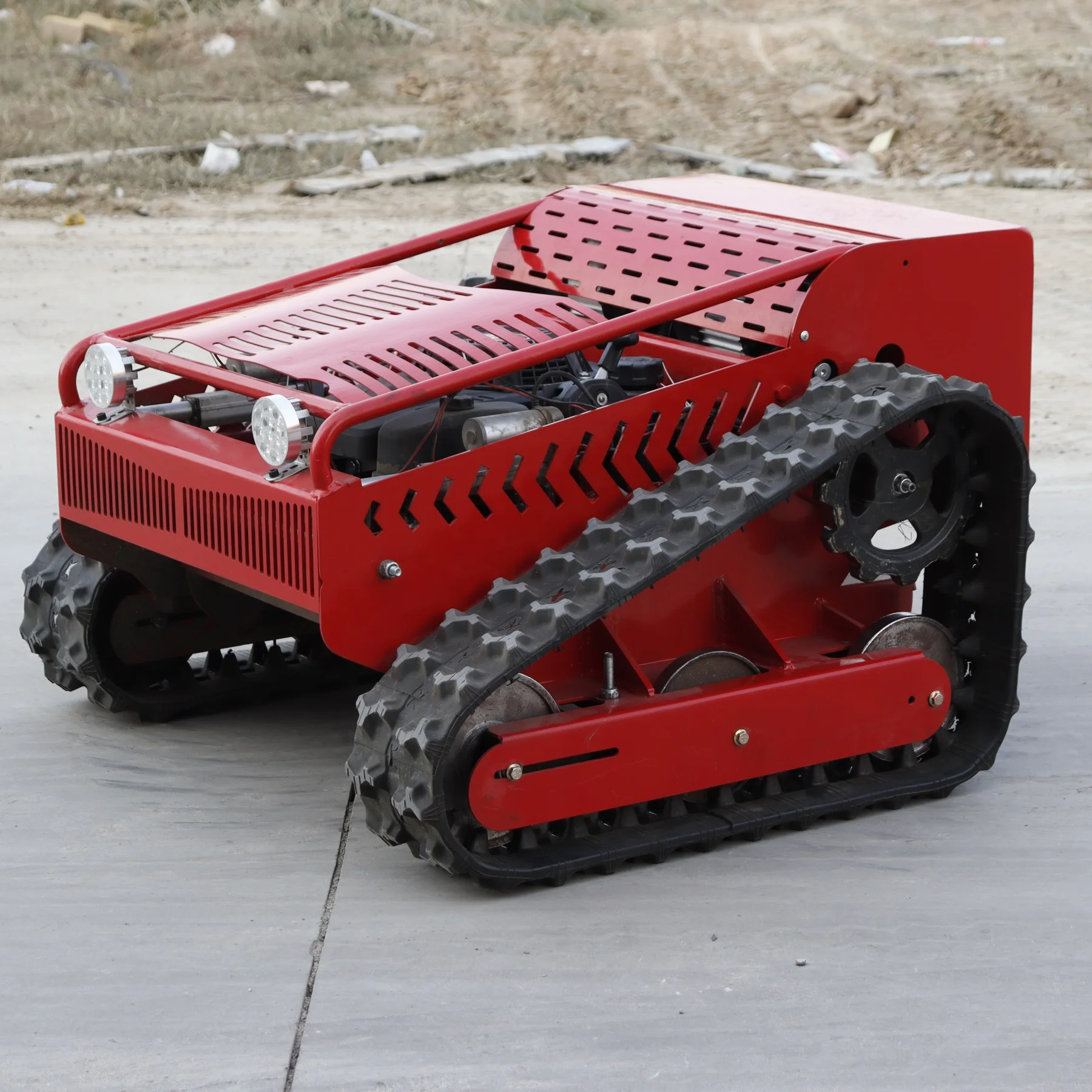 Lawn Mower Electric Motor Golf Course Lawn Mower Blade Remote Control Crawler Mower Garage Parts