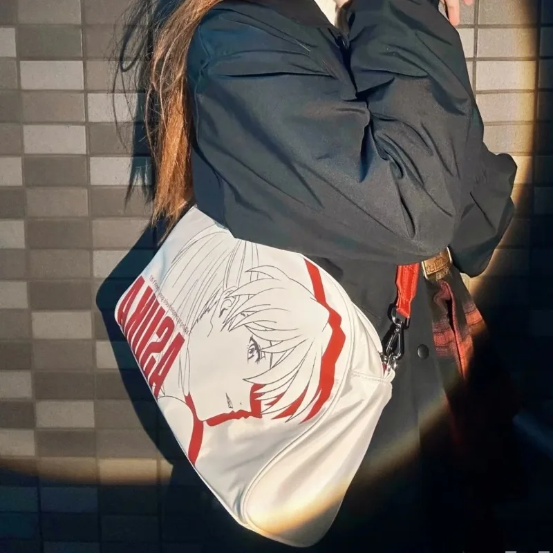 إيفا أسوكا؟ حقيبة كروس بكتف واحد من Langley Soryu Ikari Shinji حقيبة كروس إبداعية ذات قيمة عالية مطبوعة كاجوال محمولة للركاب