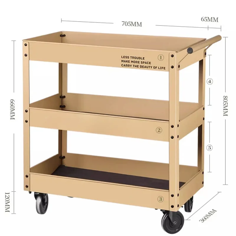 Oficina Tool Cart for Garage Storage, Oficina Organizer, Cabinet Trolley, Embalagem