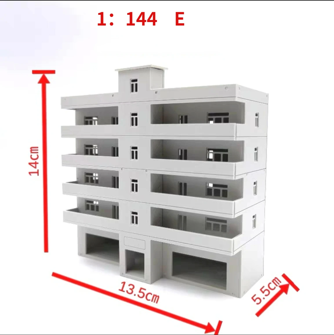 1/150 Scale Diorama Building Model Morden City Road House Office Architectural Model Backdrop Display Scene Model Collection Toy