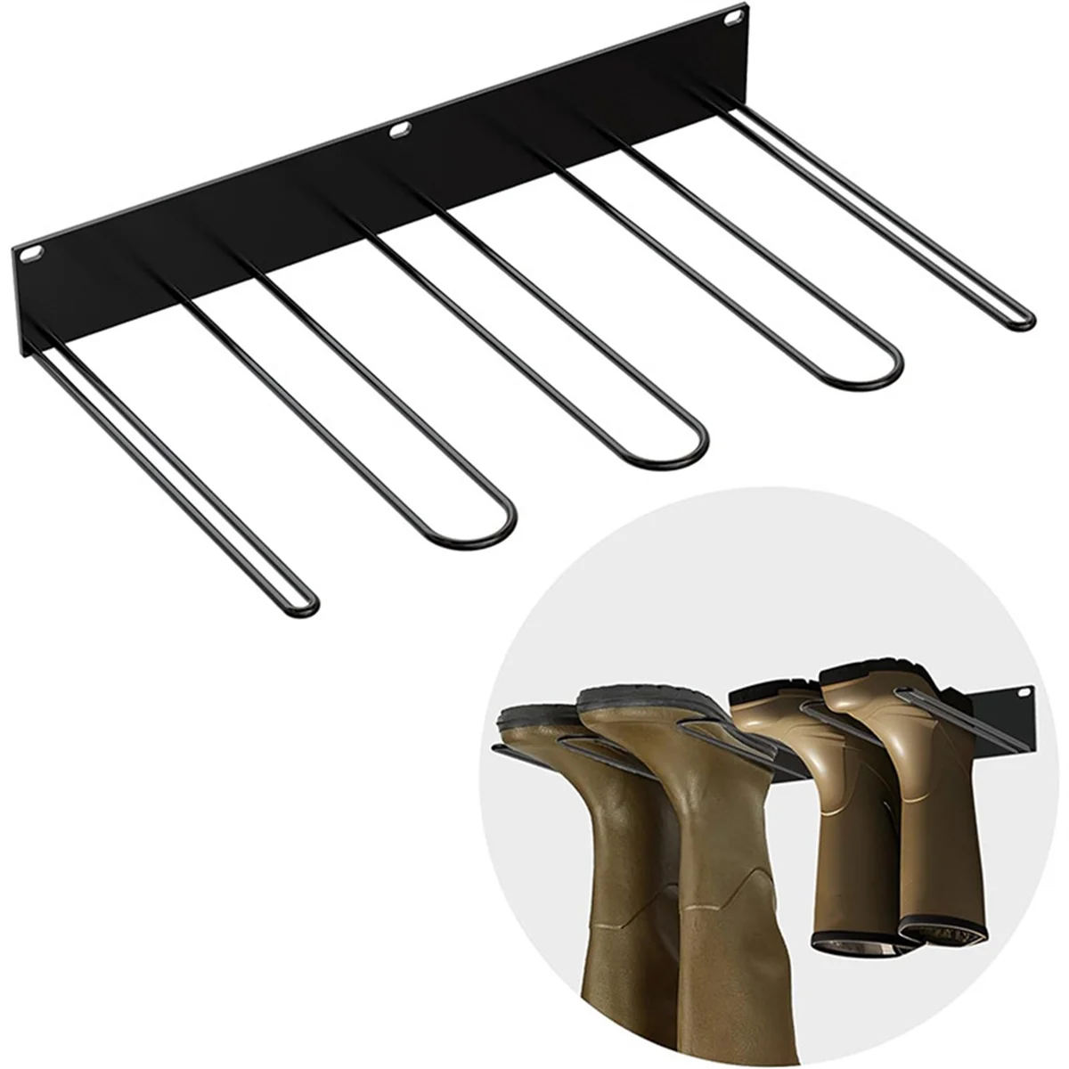 Long Boots Wall Mount Shoes Hanger Rack Boots Upper Protection Support Boots Storage Organizer Accessories