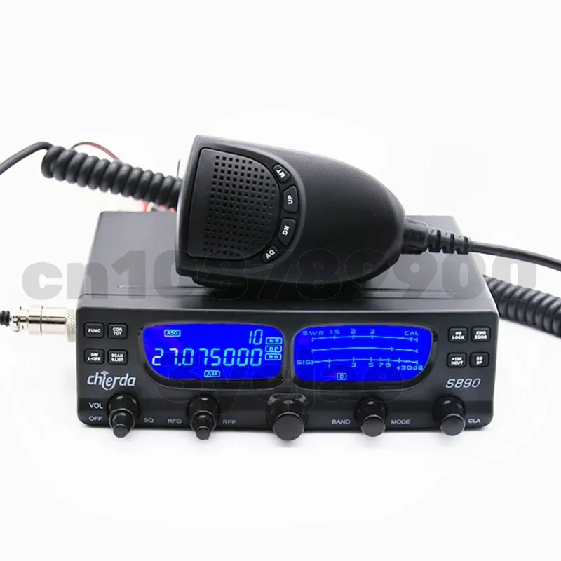 S890 10m Radio 27MHz AM FM SSB 24.7 to 30.105MHz High Power CB Radio