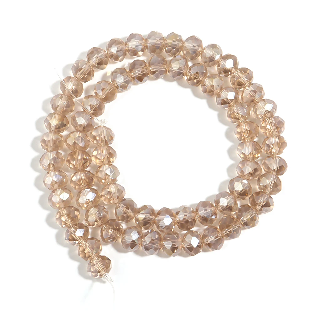 Champagne Crystal Beads for DIY Jewellery Making