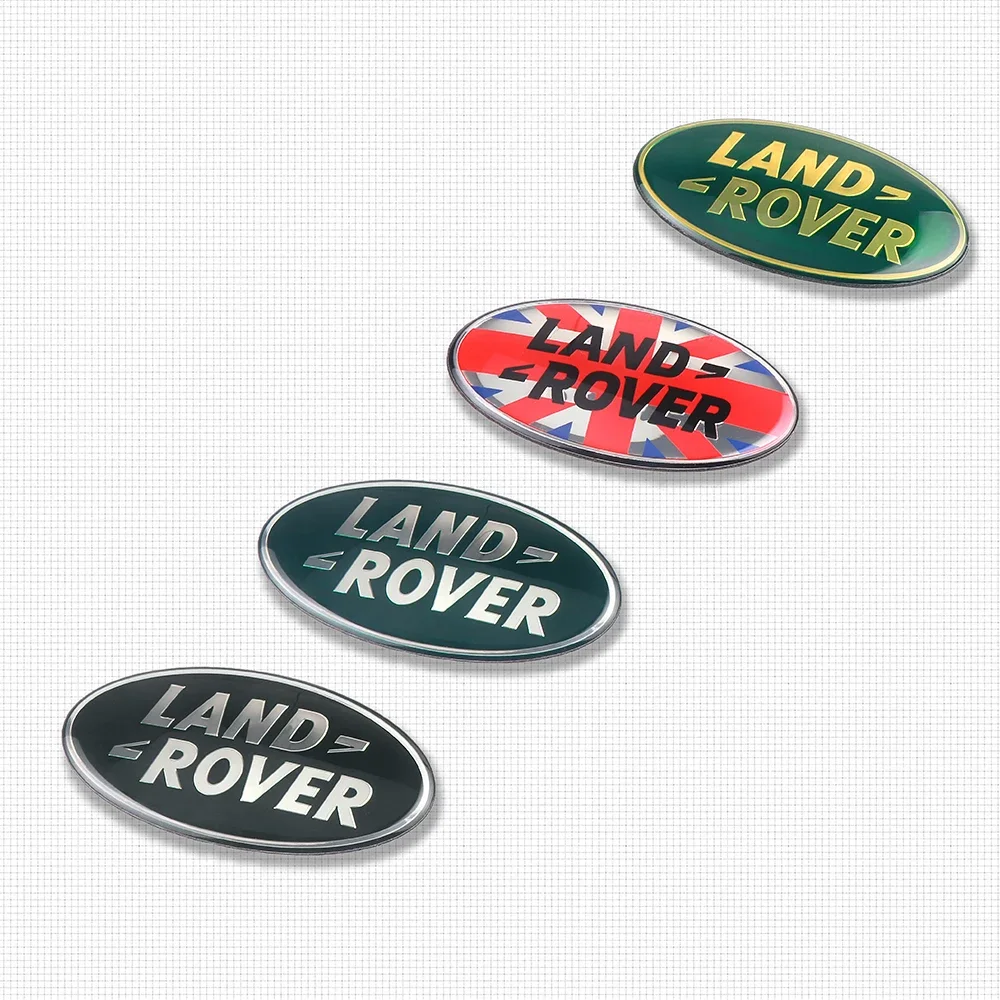 Araba Metal Sticker ön izgara kuyruk gövde İngiltere bayrağı amblem araba Sticker için Land Rover Discovery 3 4 Range Rover Freelander 1 2 SVR