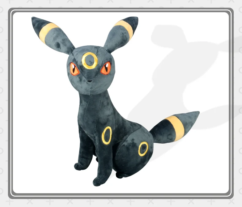 

32cm Cute Cartoon Pokmeon Umbreon DIY Self-made Plush Doll Pillow Ornament Adult Children's Birthday Gift Toy