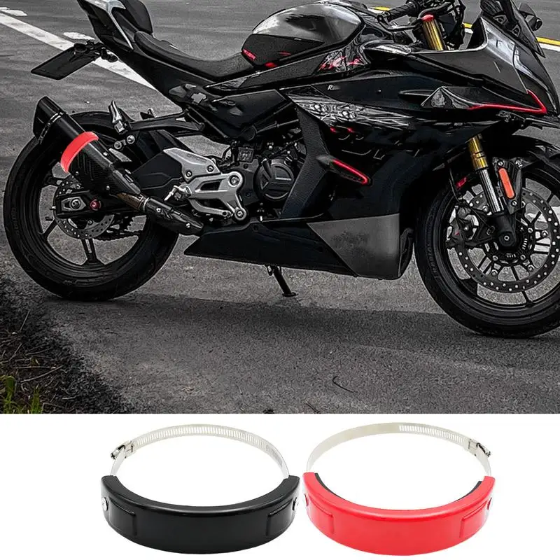 Motorcycle Exhaust Protector Ring Fixing Rings For Tmax530 For Tmax500 Motorcycle Exhaust Pipe Protector Anti-Scald Protection