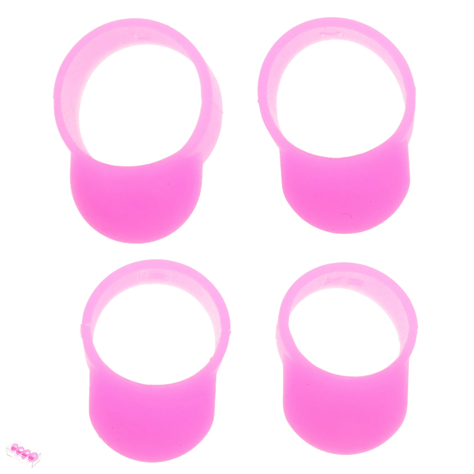 

4 Pcs Drumstick Finger Cover Ethereal Parts Tongue Sleeves Percussion Accessories Steel Drumming Tapping Plastic for