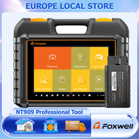 FOXWELL NT909 Bidirectional Diagnostic Tool CAN-FD & DOIP All System Code Reader 30 + read ECU Coding OBD2 Automotive Scanner