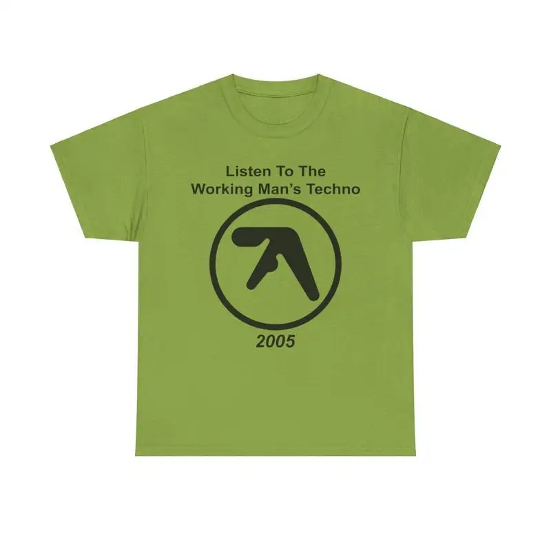 Working Man's Techno Aphex Twin Heavy Cotton T Shirt