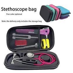 Portable Shockproof Stethoscope Storage Bag Built-in Mesh Bag Organizer Zipper Storage Case